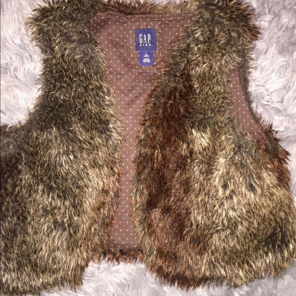 Faux fur vest